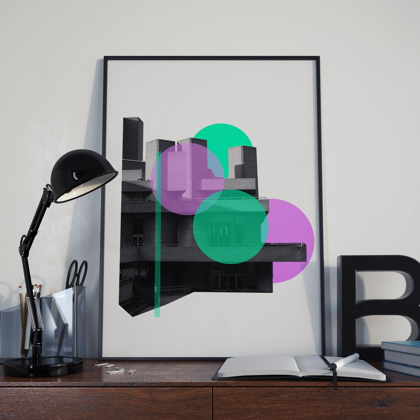 Abstract Architecture Print